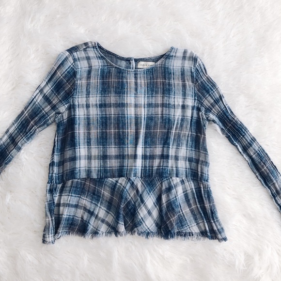 H&M Tops - H&M Plaid Top